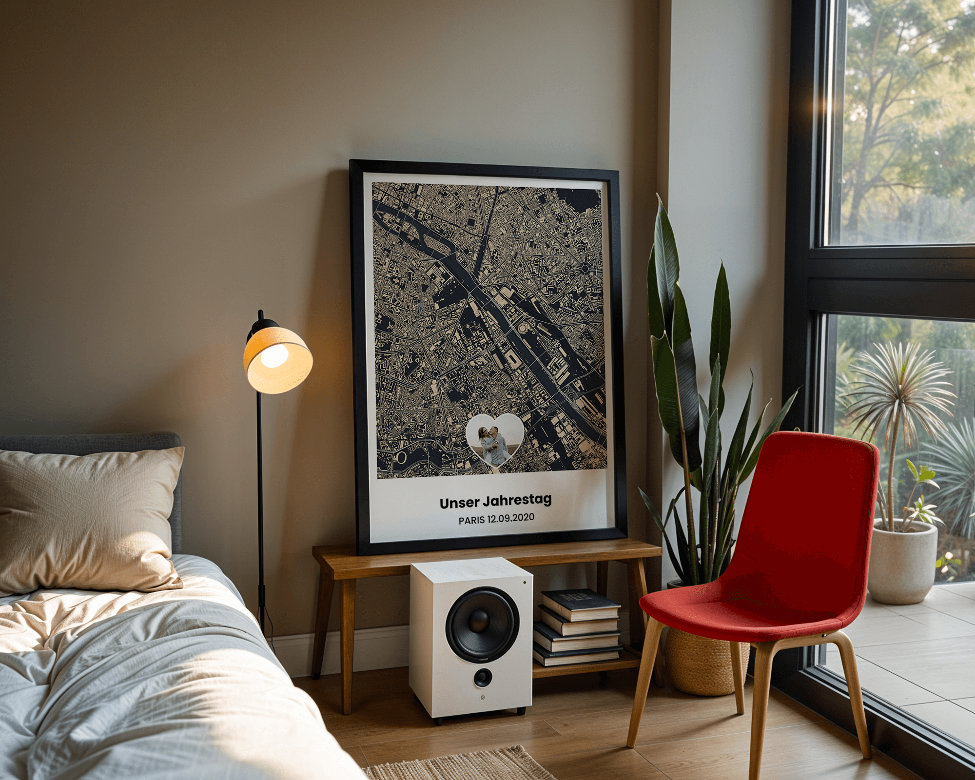 Personalisierte Stadtkarte zum Selbstgestalten