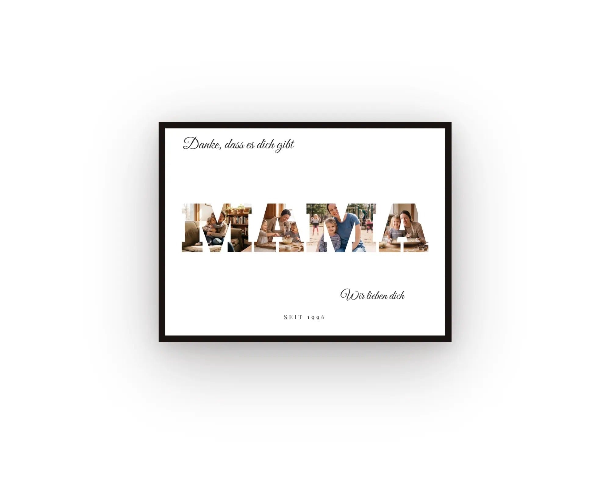 Buchstaben Poster MAMA