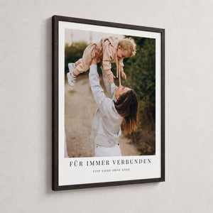 Poster im Holzrahmen