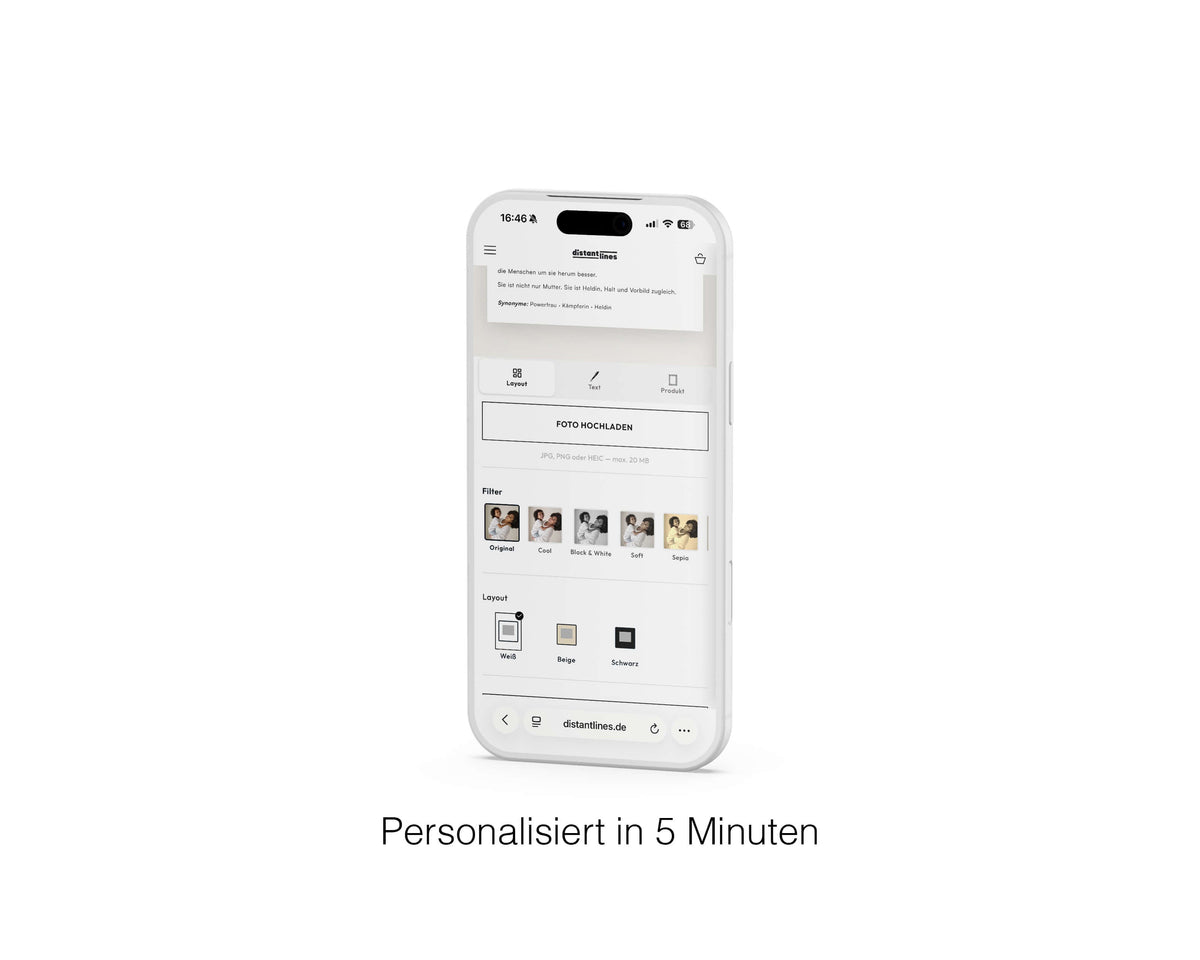 Definitionsposter personalisiert in 5 Minuten