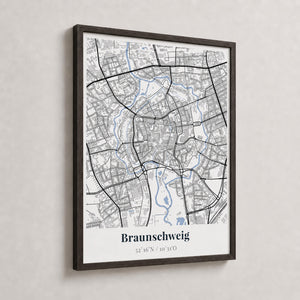 Poster im Holzrahmen
