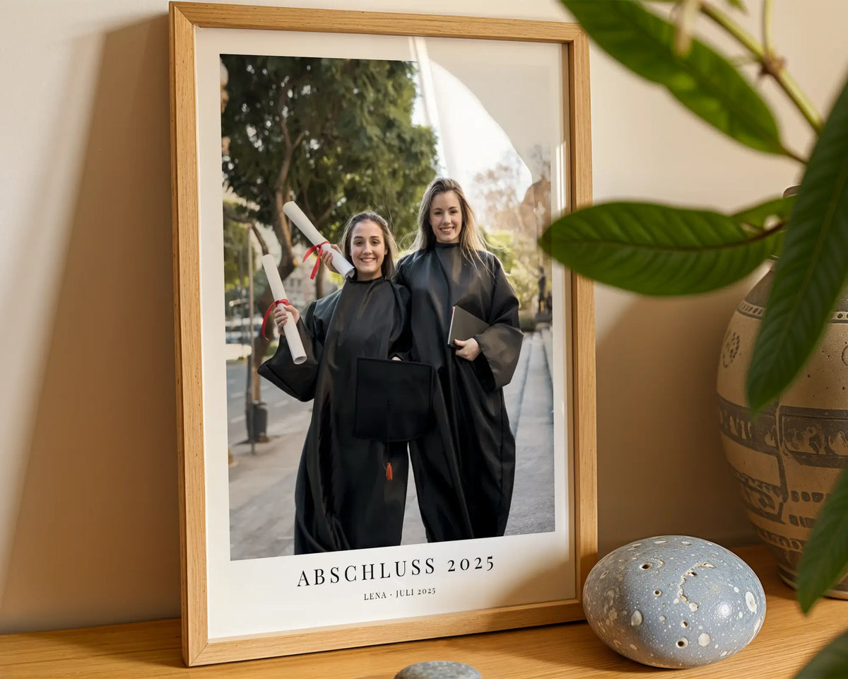 Abschluss-Fotoposter