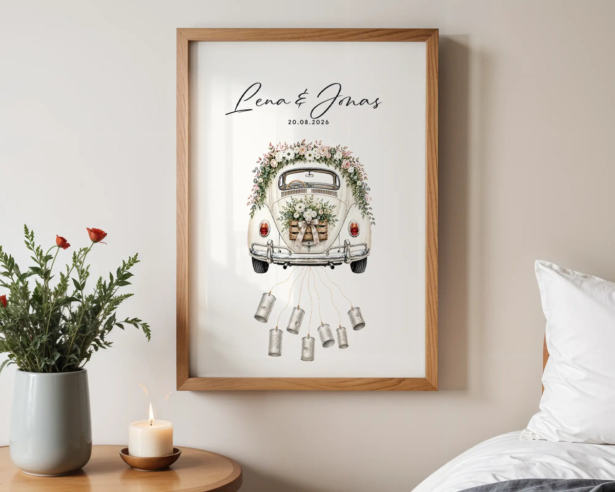 Personalisiertes Geldgeschenk zur Hochzeit