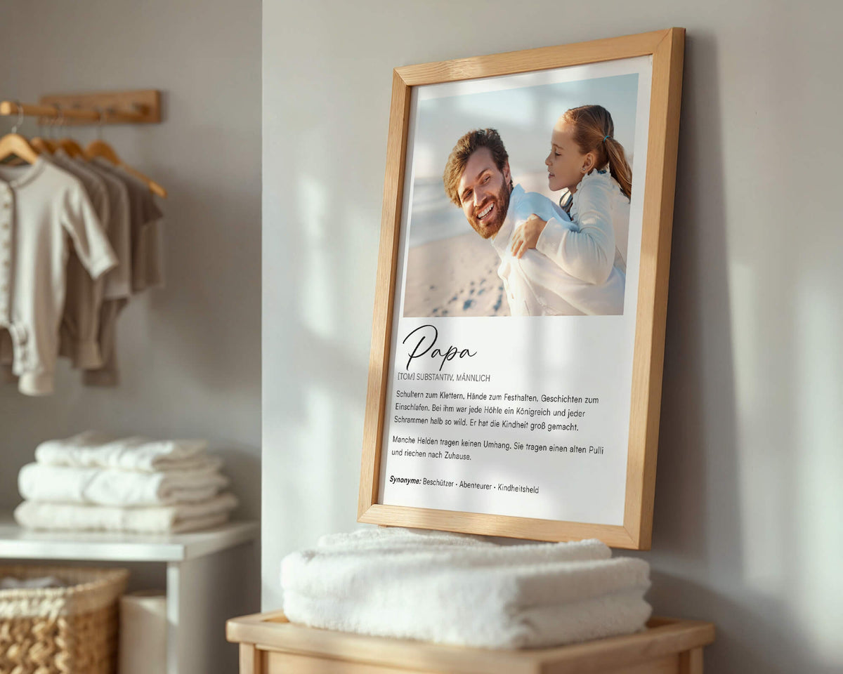 Papa Definitionsposter