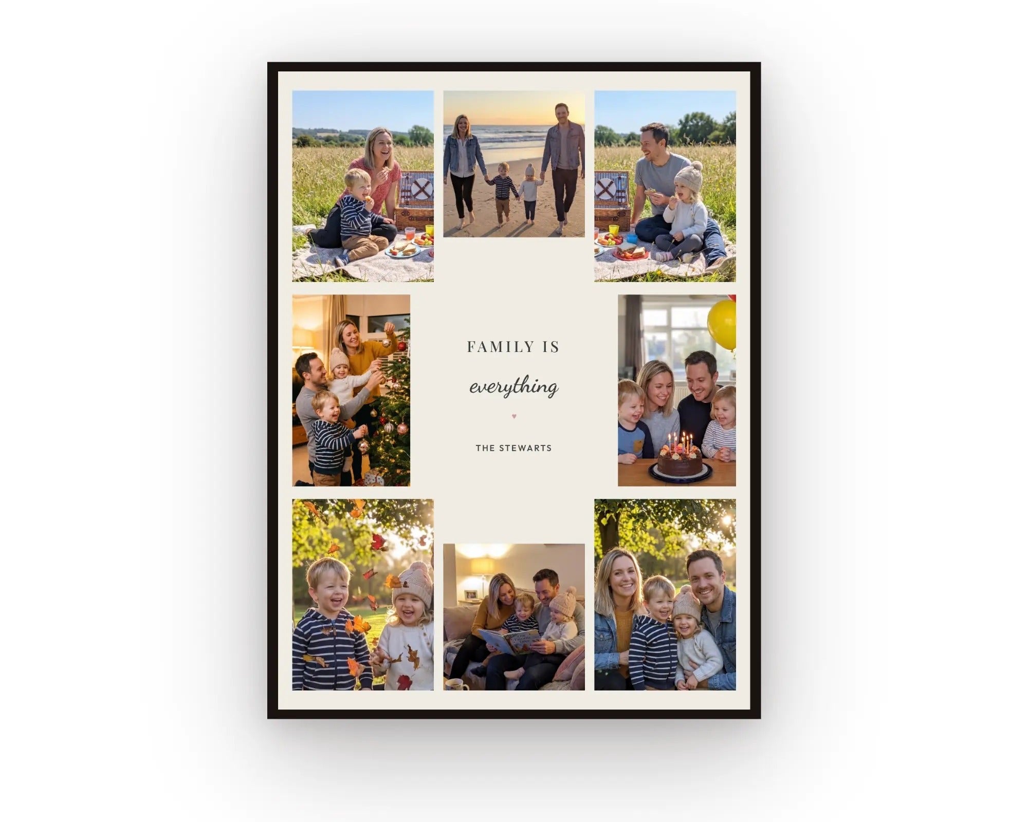 Collage Poster Family