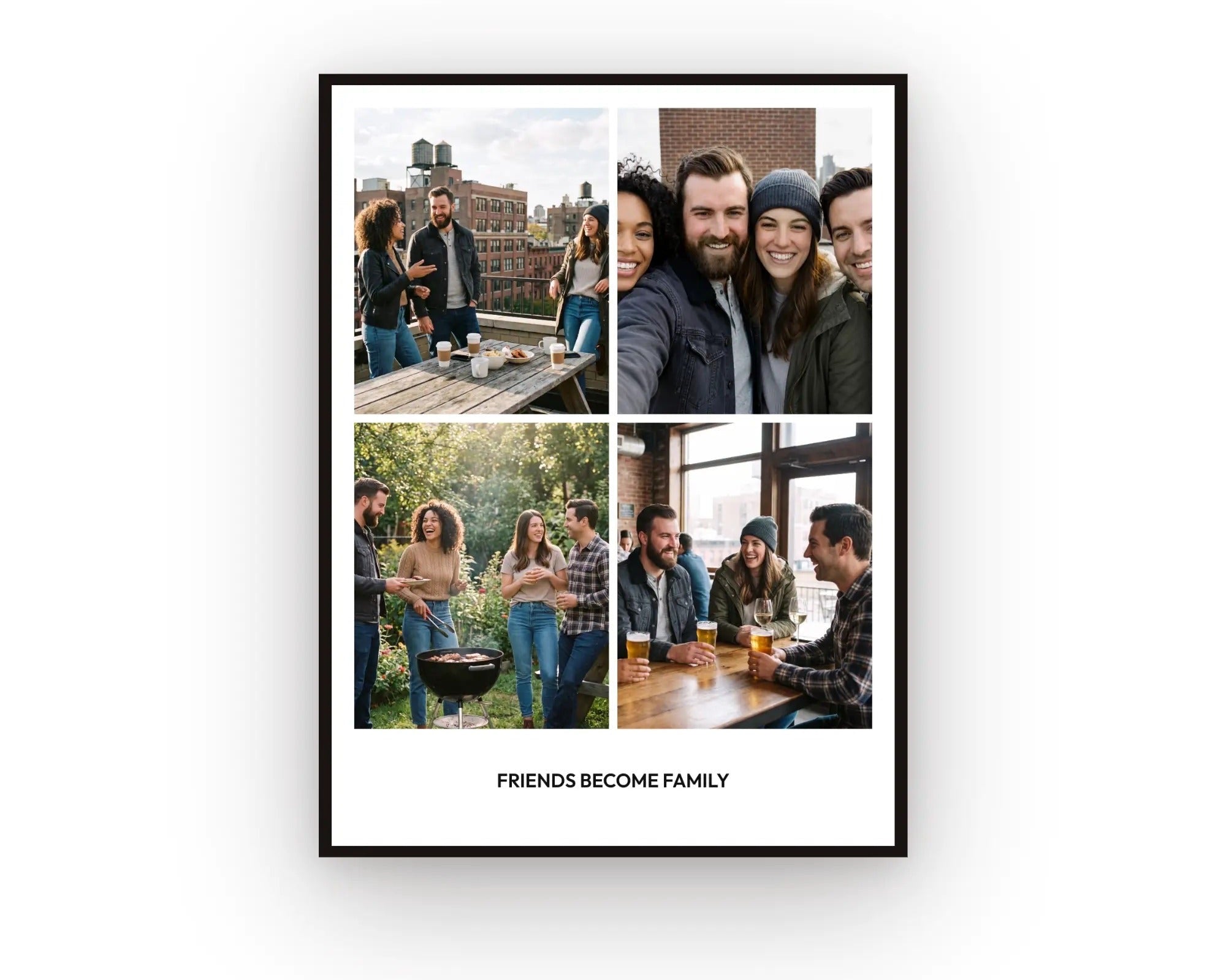 Collage Poster Vierer Grid