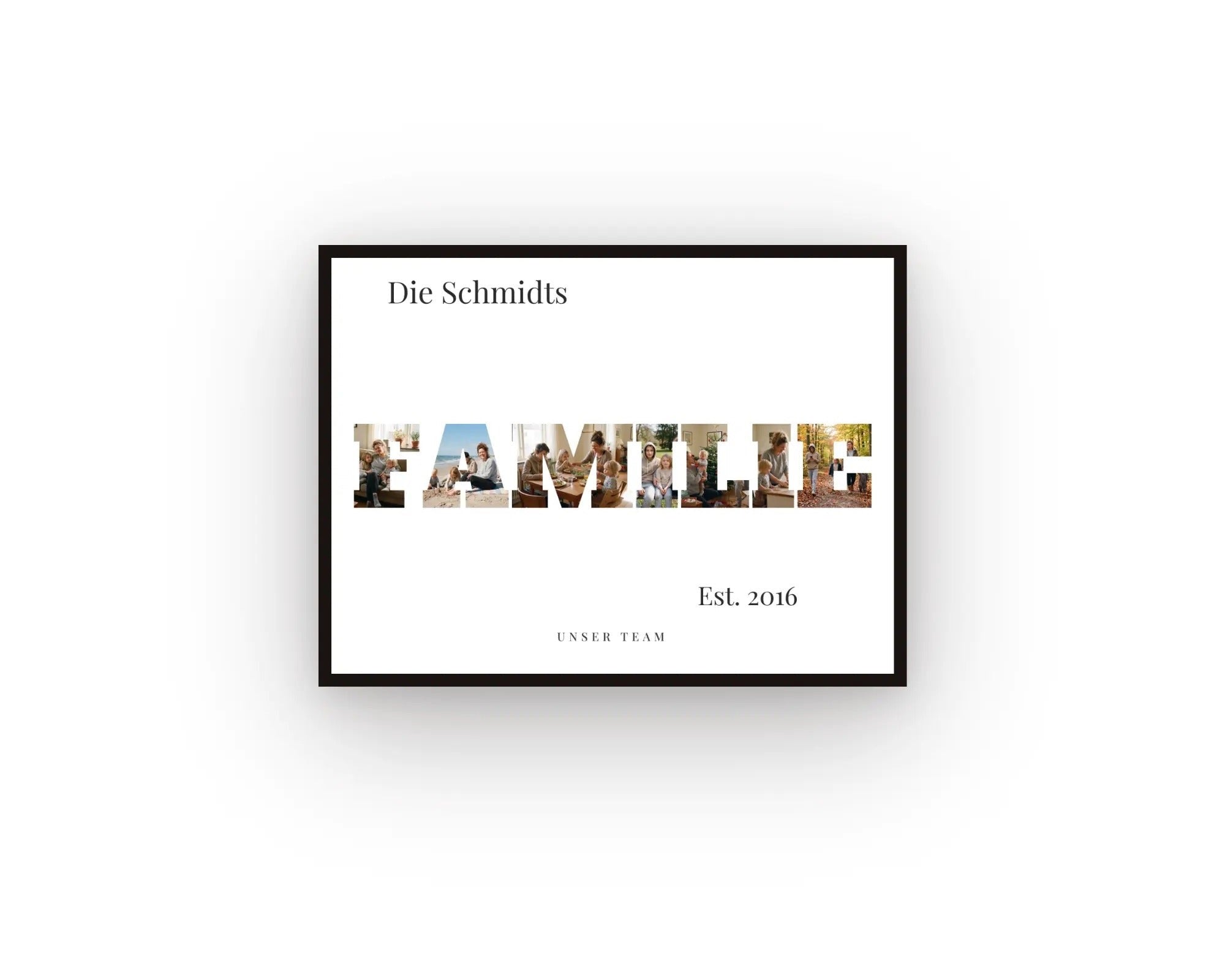 Buchstaben Poster FAMILIE