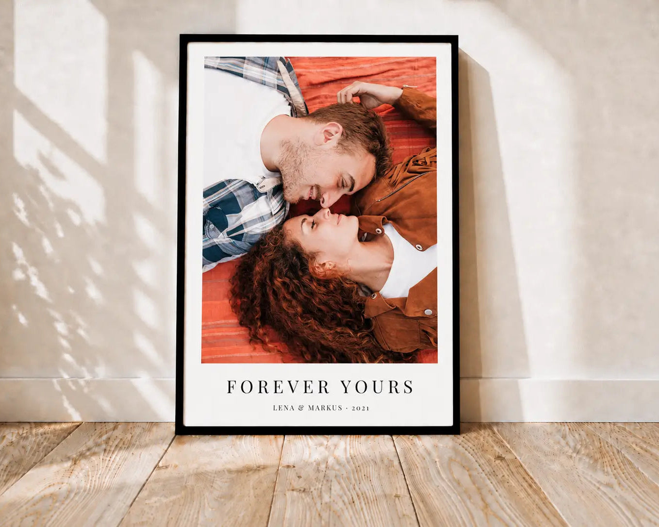 Jahrestags-Fotoposter - Personalisiertes Geschenk zum Selbstgestalten