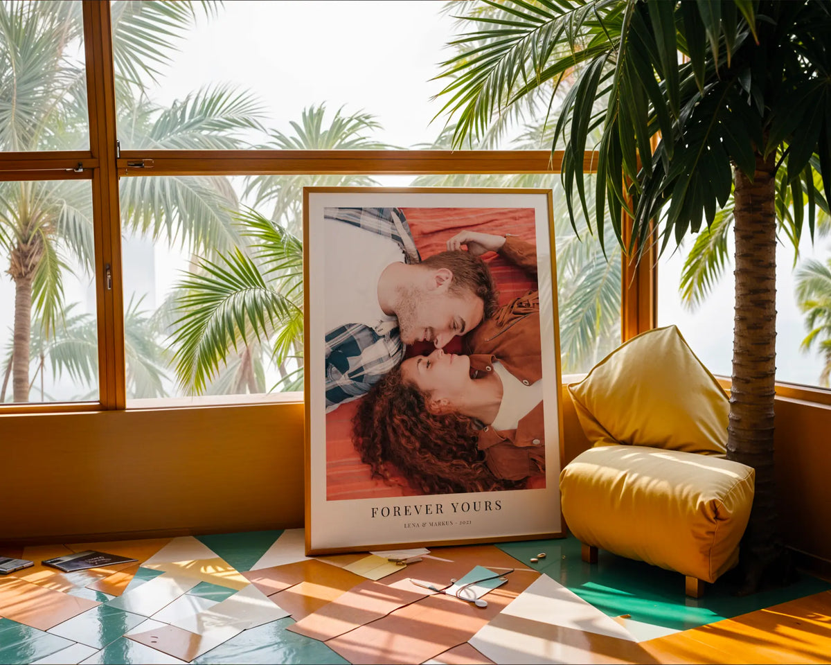 Jahrestags-Fotoposter