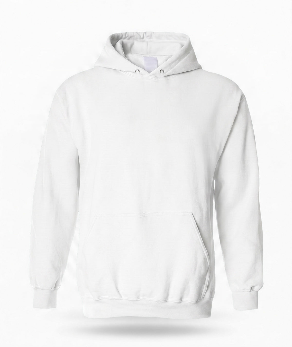 Koordinaten Hoodie Weiß — Front