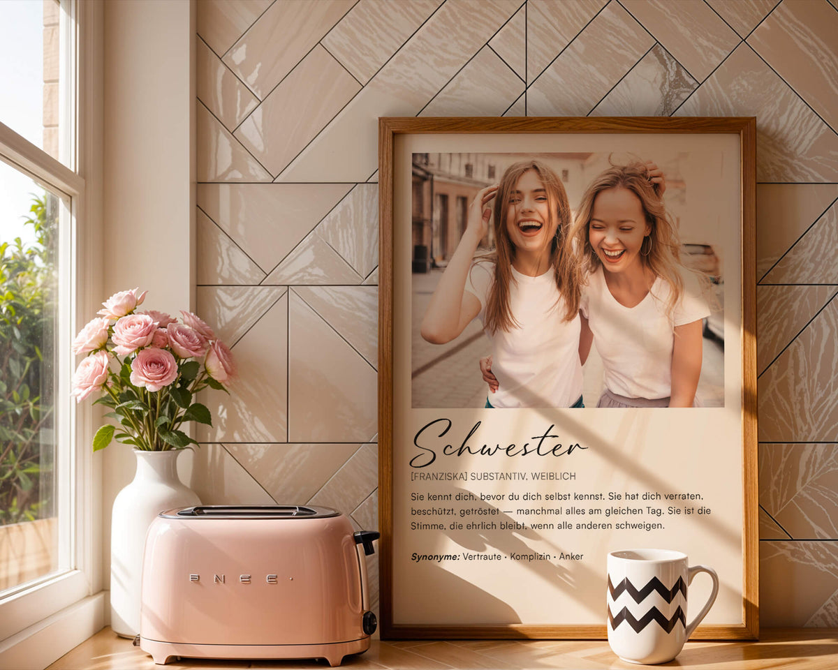 Schwester Definitionsposter