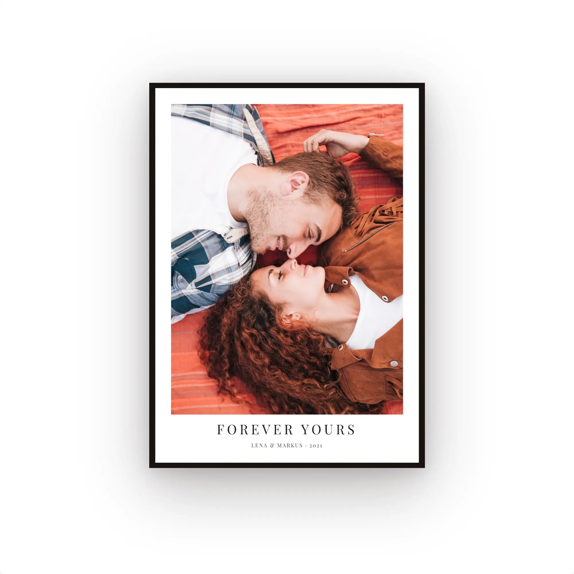 Jahrestags-Fotoposter - Personalisiertes Geschenk zum Selbstgestalten